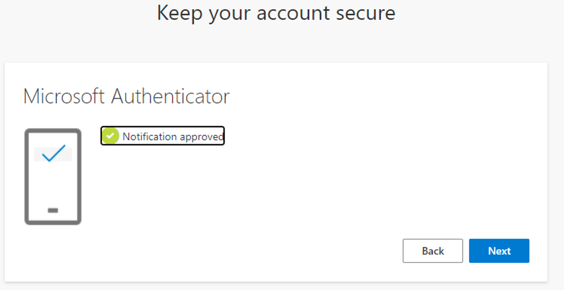 How to Setup Microsoft Authenticator App for MFA step  7