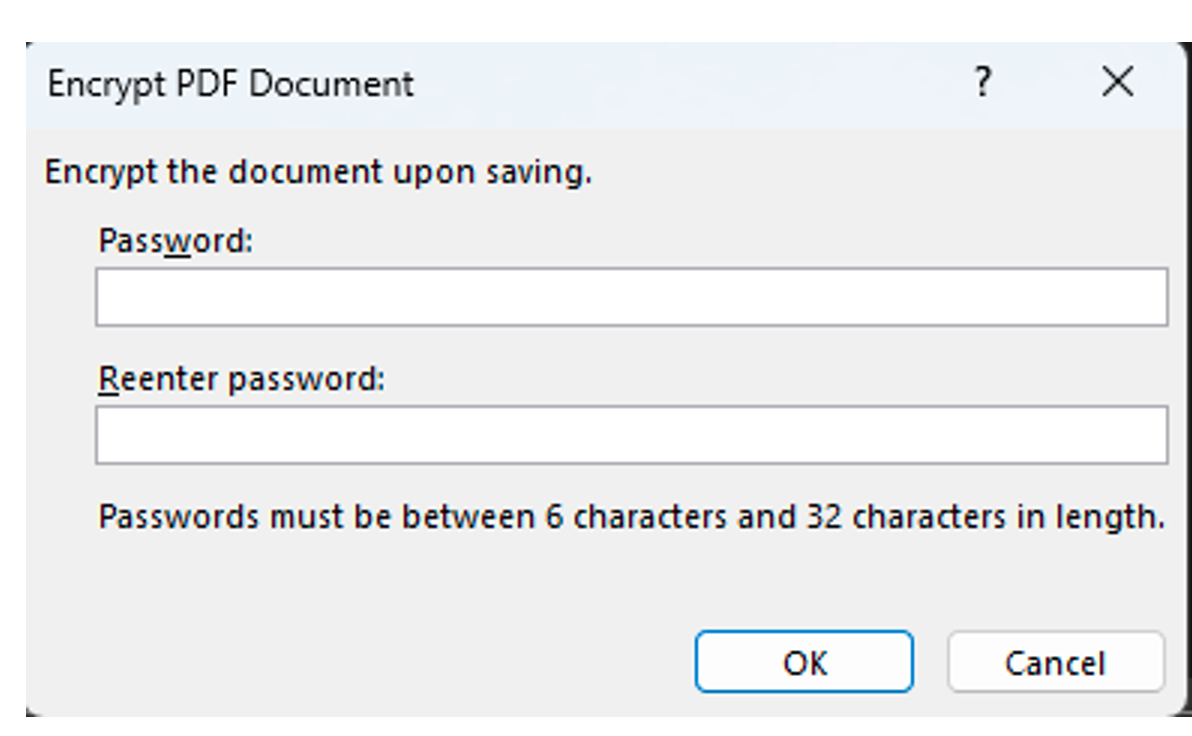 How to password protect a document on word step 6